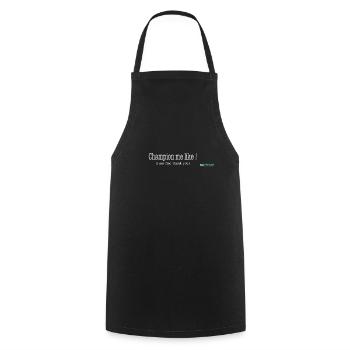 champion me like - Cooking Apron - black - Front - AI Model Male 185 dark (185cm)