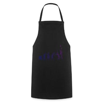 Paddle Tennis Paddle Raquette Paddle Court pour hommes - Tablier de cuisine - noir - Devant - AI Model Male 185 dark (185cm)