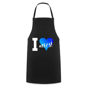 Men's Paddle Women's Racket Paddle Racket - Cooking Apron - black - Front - AI Model Male 185 dark (185cm)