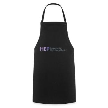 logo HEP - Kochschürze - Schwarz - Vorne - AI Model Male 185 dark (185cm)