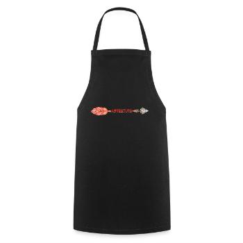 Tatouage tatouage tribal tatouages guerrier art - Tablier de cuisine - noir - Devant - AI Model Male 185 dark (185cm)