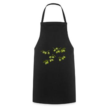Olive - Tablier de cuisine - noir - Devant - AI Model Male 185 dark (185cm)