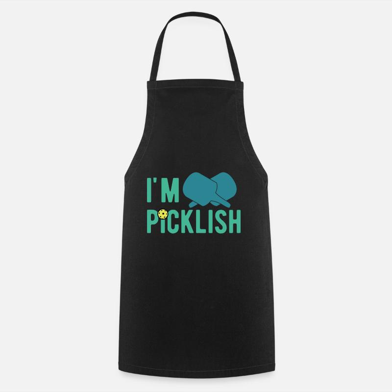 Pickleballs Pickleball - Cooking Apron - black