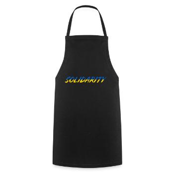 Solidarity ukraine - Cooking Apron - black - Front - AI Model Male 185 dark (185cm)