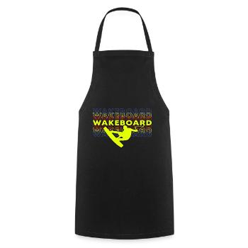 wakeboard wakeboarder-style - Kochschürze - Schwarz - Vorne - AI Model Male 185 dark (185cm)