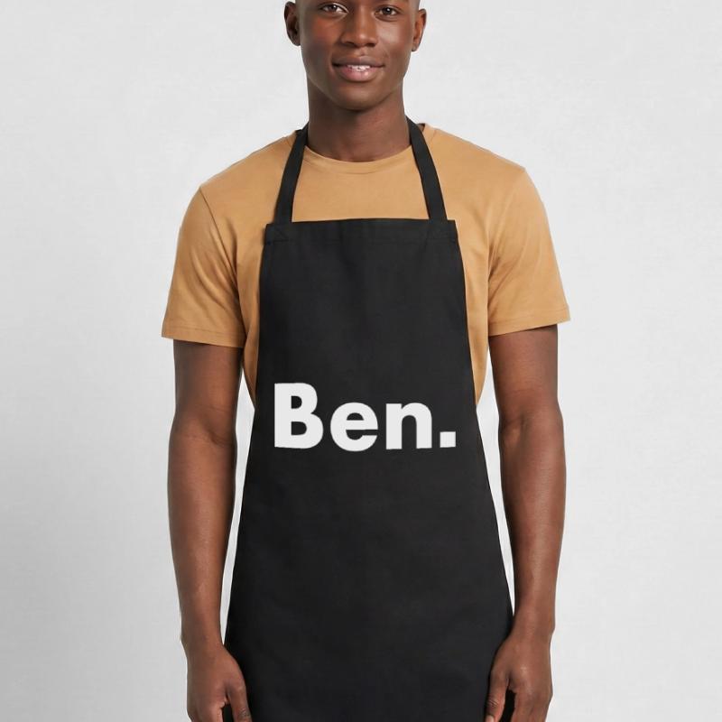 Ben - Name - Scripture - Benedict - Benjamin Cooking Apron