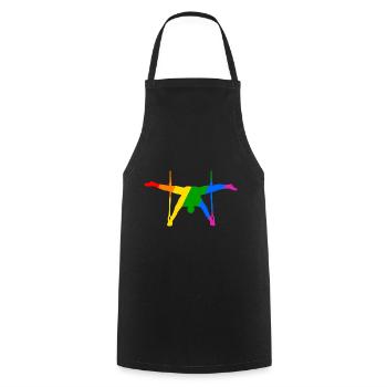 Wrestling in variety - Cooking Apron - black - Front - AI Model Male 185 dark (185cm)