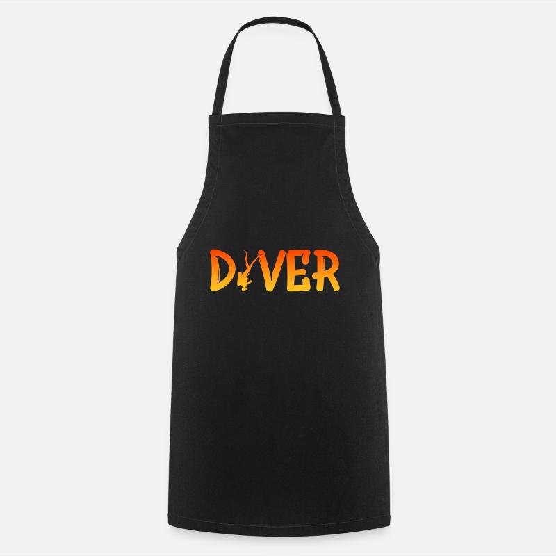 Diver - Kochschürze - Schwarz