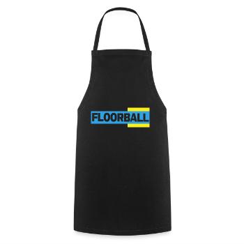 Floorball Floorball Logo Floorball Sports - Cooking Apron - black - Front - AI Model Male 185 dark (185cm)