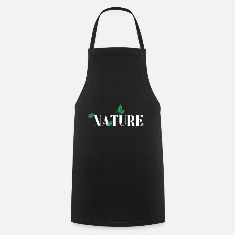 Nature - Cooking Apron - black