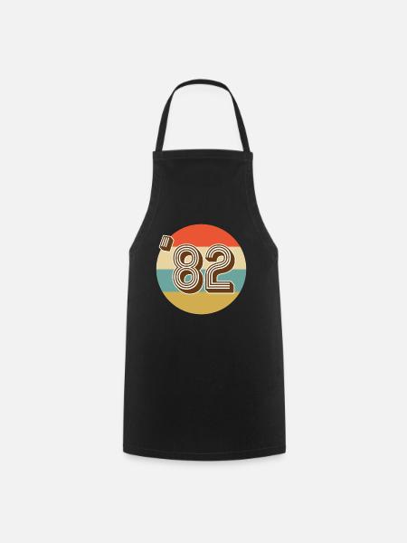 Millésime 1982 - Tablier de cuisine - noir