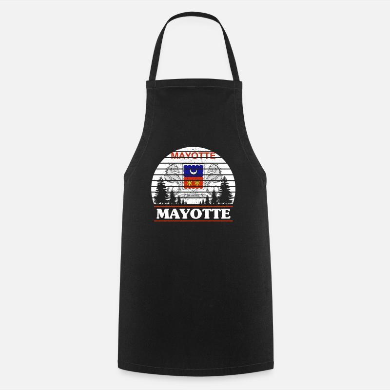 Mayotte - Tablier de cuisine - noir