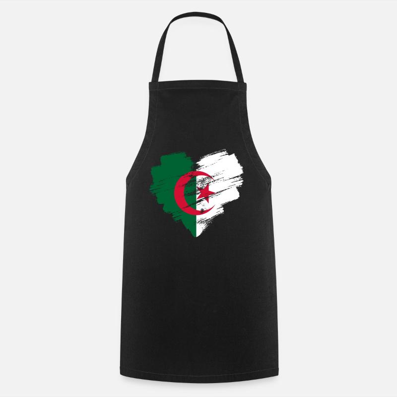Algérie - Tablier de cuisine - noir