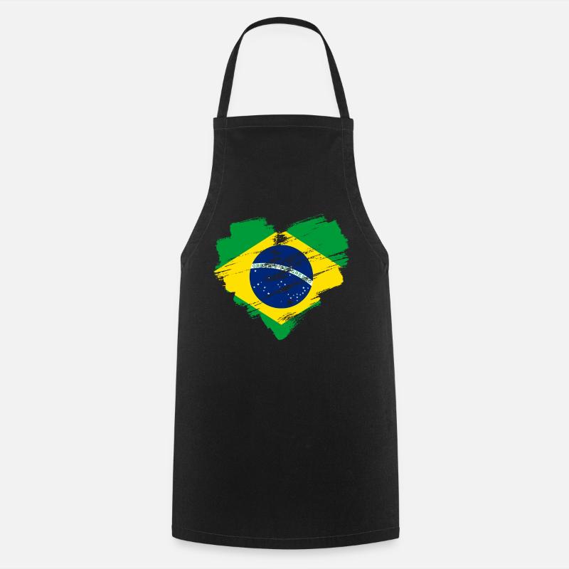 Brésil - Tablier de cuisine - noir