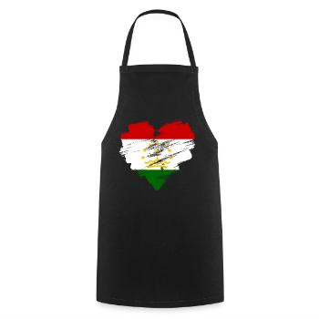 Tadjikistan - Tablier de cuisine - noir - Devant - AI Model Male 185 dark (185cm)
