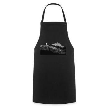 Säntis - Kochschürze - Schwarz - Vorne - AI Model Male 185 dark (185cm)