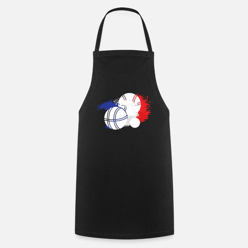 Pétanque - Tablier de cuisine - noir