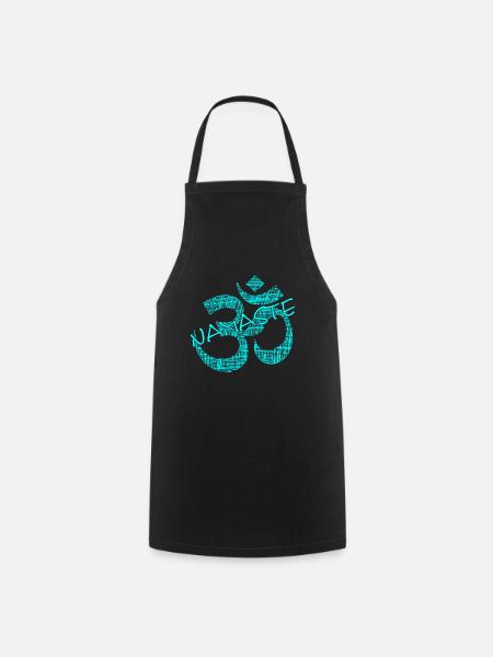 Yoga Zen Namaste - Kochschürze - Schwarz