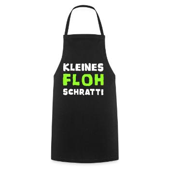 Sprüche, Lustige | T-Shirts Floh Schratti Edition - Kochschürze - Schwarz - Vorne - AI Model Male 185 dark (185cm)