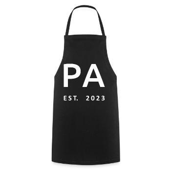 PA Est. 2023 Graduate Physician Assistant Geschenk - Kochschürze - Schwarz - Vorne - AI Model Male 185 dark (185cm)