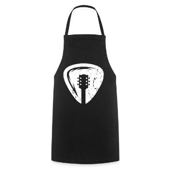 Plectre d’instrument de musique de guitare - Tablier de cuisine - noir - Devant - AI Model Male 185 dark (185cm)