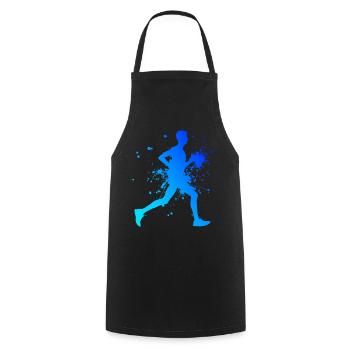 Jogging Femme Jogging Cross Country Running - Tablier de cuisine - noir - Devant - AI Model Male 185 dark (185cm)