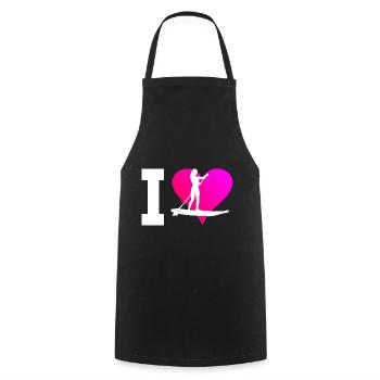 Standup Paddling Sup Stand up Paddling Board - Cooking Apron - black - Front - AI Model Male 185 dark (185cm)