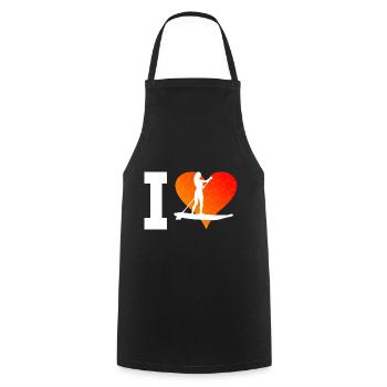 Men's Standup Paddling Stand up Paddling Board - Cooking Apron - black - Front - AI Model Male 185 dark (185cm)