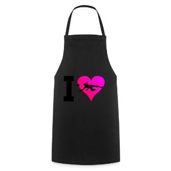 Volleyball Femmes Volleyeurs Volleyeurs Volleyeurs - Tablier de cuisine - noir - Devant - AI Model Male 185 dark (185cm)