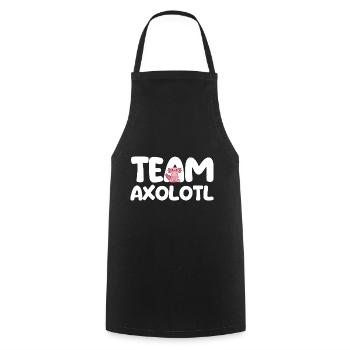 Axolotl - Cooking Apron - black - Front - AI Model Male 185 dark (185cm)