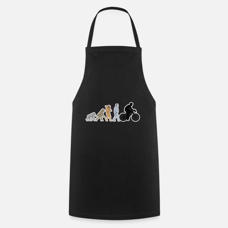 Evolution of bike Men Black grunge - Cooking Apron - black