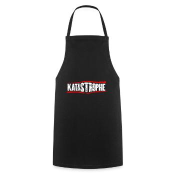Katastrophe lustiger Spruch T-Shirt - Kochschürze - Schwarz - Vorne - AI Model Male 185 dark (185cm)