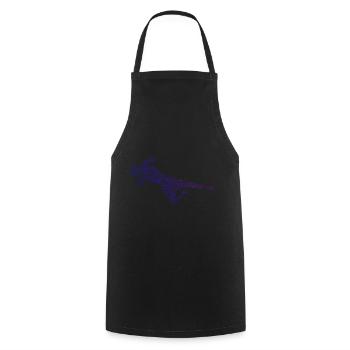 Football Footballeur Gardien de but Joueur de football - Tablier de cuisine - noir - Devant - AI Model Male 185 dark (185cm)
