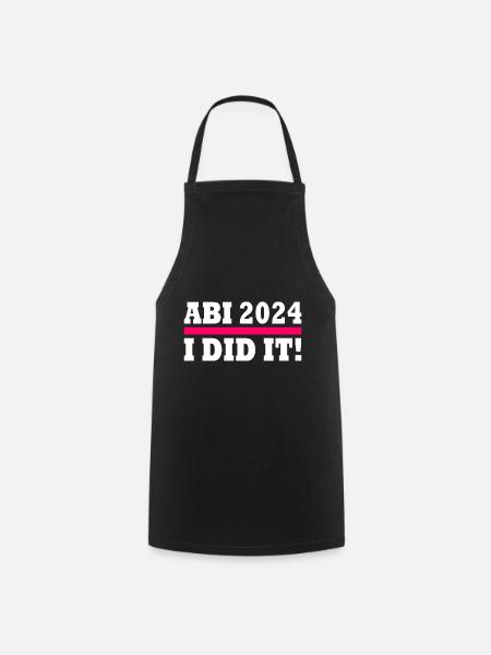 Abi 2024 - Kochschürze - Schwarz