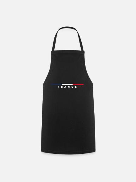 France aime <3 - Tablier de cuisine - noir