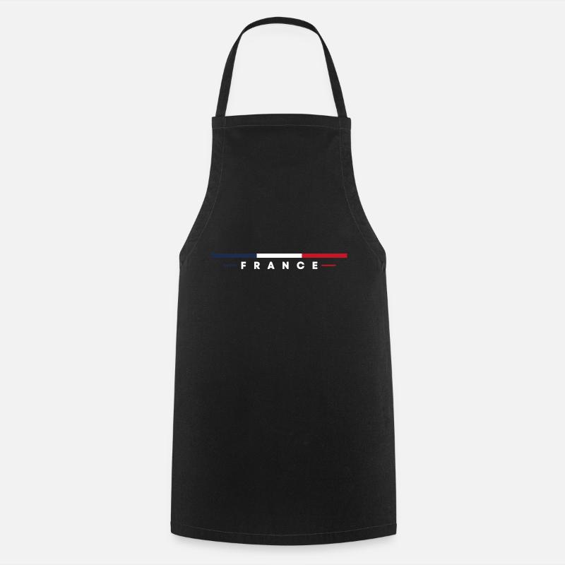 France aime <3 - Tablier de cuisine - noir