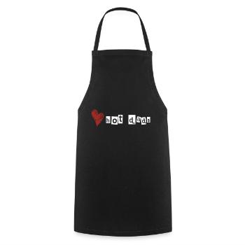 Love hot dads - Kochschürze - Schwarz - Vorne - AI Model Male 185 dark (185cm)