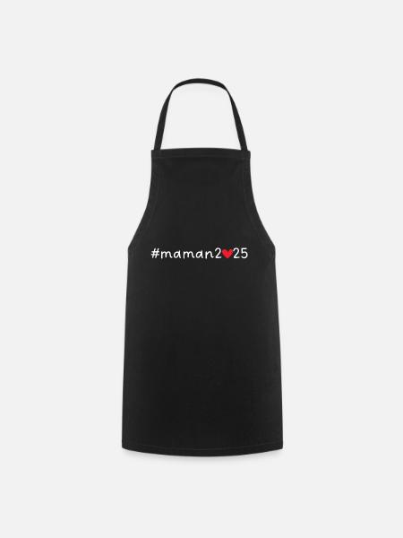 Mama 2025 - Kochschürze - Schwarz