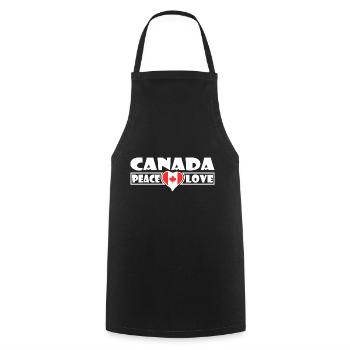 Canada - Tablier de cuisine - noir - Devant - AI Model Male 185 dark (185cm)