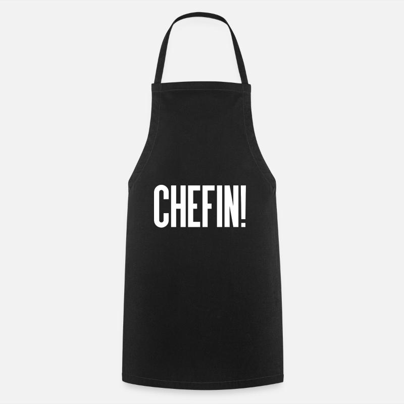 Chefin - Kochschürze - Schwarz