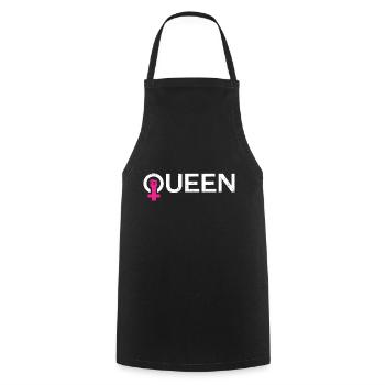 Queen Venus Feminismus Frauen - Kochschürze - Schwarz - Vorne - AI Model Male 185 dark (185cm)