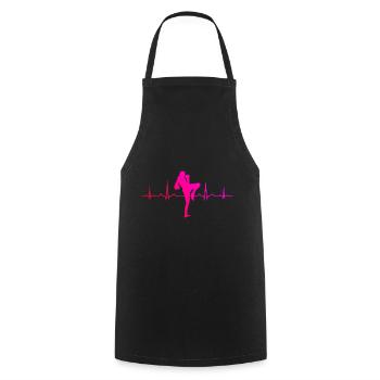Thaï Boxe Femmes Thaï Boxe Thaï Boxeur Hommes Muay Thai - Tablier de cuisine - noir - Devant - AI Model Male 185 dark (185cm)