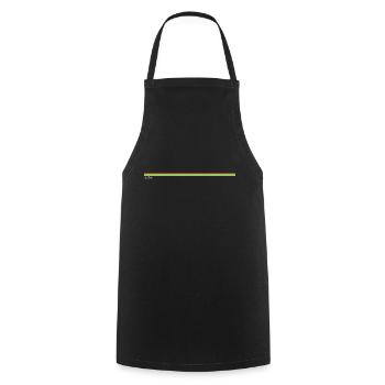 48k zx spectrum inspired rainbow stripe - Cooking Apron - black - Front - AI Model Male 185 dark (185cm)