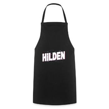 Hilden Deutschland Stadt Schrift Heimat Liebe - Kochschürze - Schwarz - Vorne - AI Model Male 185 dark (185cm)