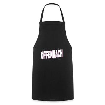 Offenbach Allemagne Ville Police Home Love - Tablier de cuisine - noir - Devant - AI Model Male 185 dark (185cm)