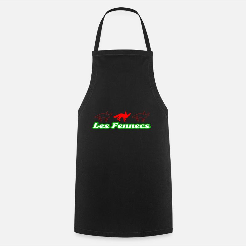 Les Fennecs - Tablier de cuisine - noir