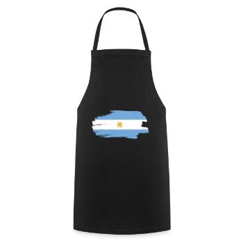 Argentina Flag South America Argentine Flag - Cooking Apron - black - Front - AI Model Male 185 dark (185cm)
