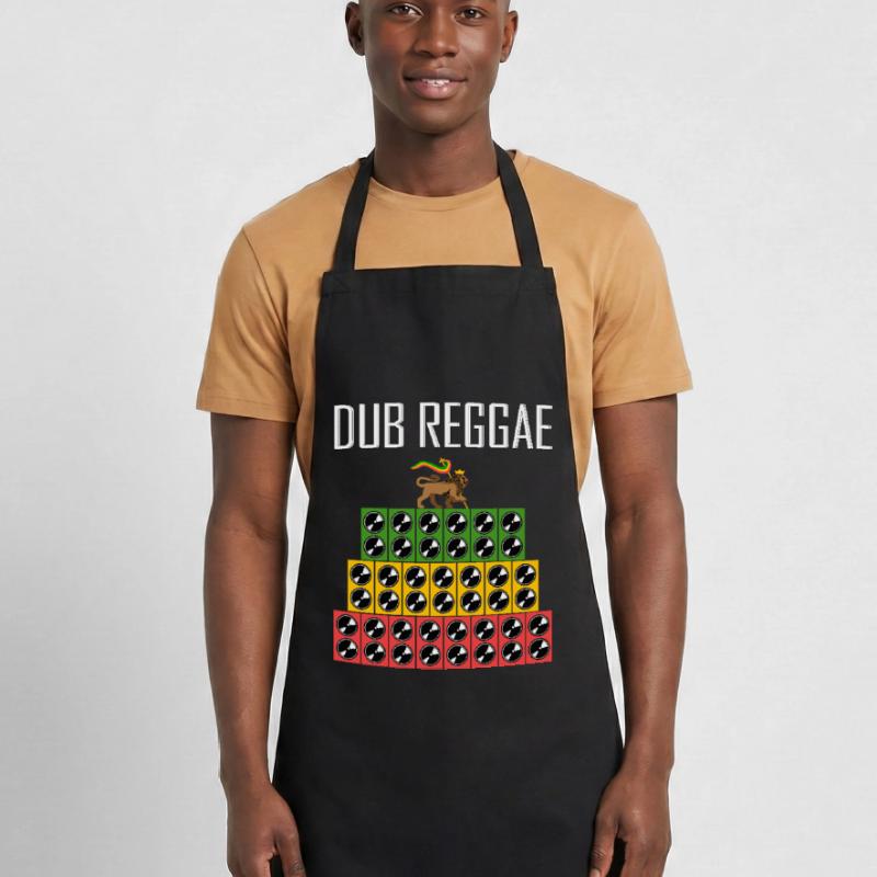 Dub Reggae Sound System Stack Cooking Apron