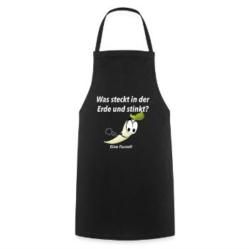 LUSTIGE SPRÜCHE T-Shirt GESCHENKIDEE - Furzel - Kochschürze - Schwarz - Vorne - AI Model Male 185 dark (185cm)