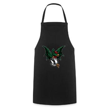 basilisk - Cooking Apron - black - Front - AI Model Male 185 dark (185cm)